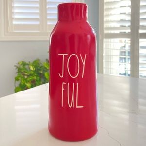 Rae Dunn JOYFUL Red Vase